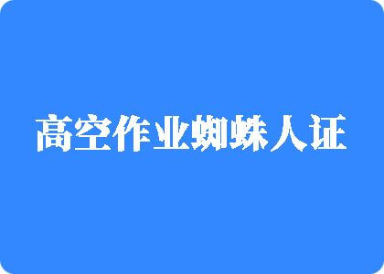 好爽啊啊舔我操我视频高空作业蜘蛛人证